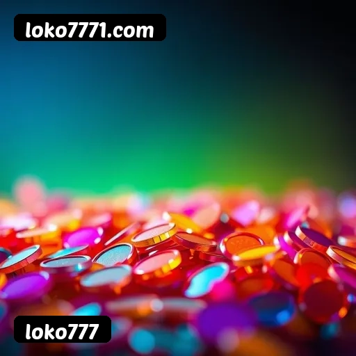 App loko777 para iOS e Android — interface mobile, login biométrico e PIX integrado